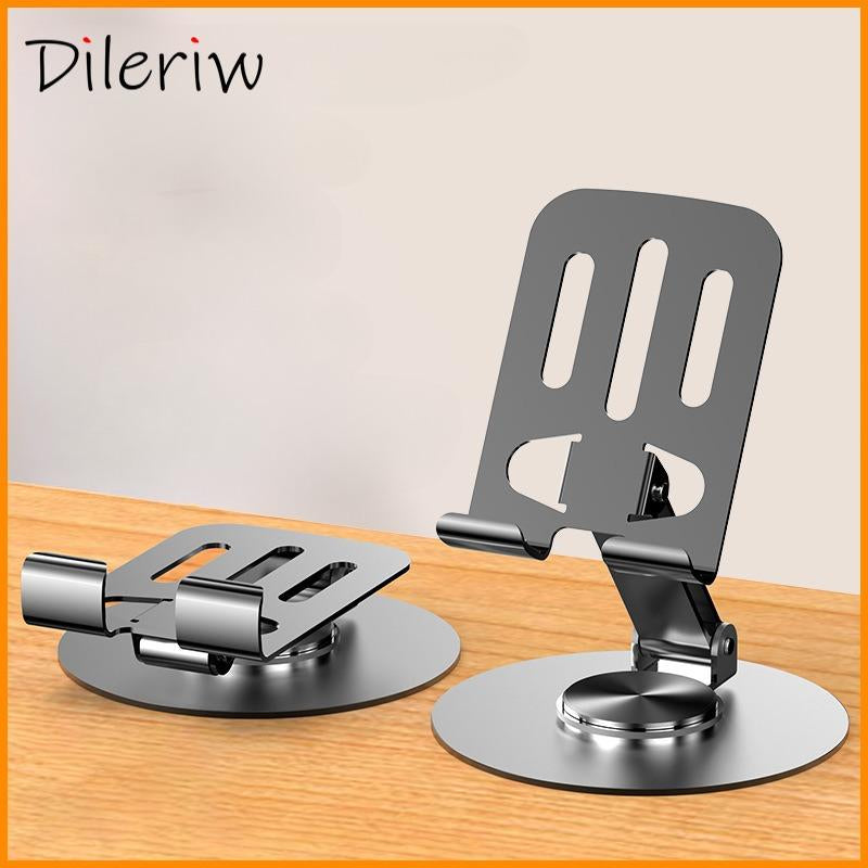 360° Rotating Metal Mobile Phone Stand for Lazy Users +1 Key Chain