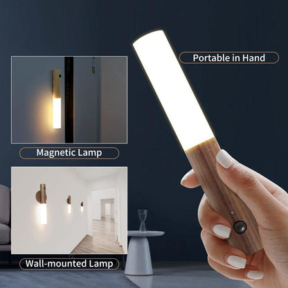 USB Rechargeable Smart Sensor Night Light, Portable Wireless Magnetic Night Light, LED Night Light for Corridor, Staircase, Cabinet